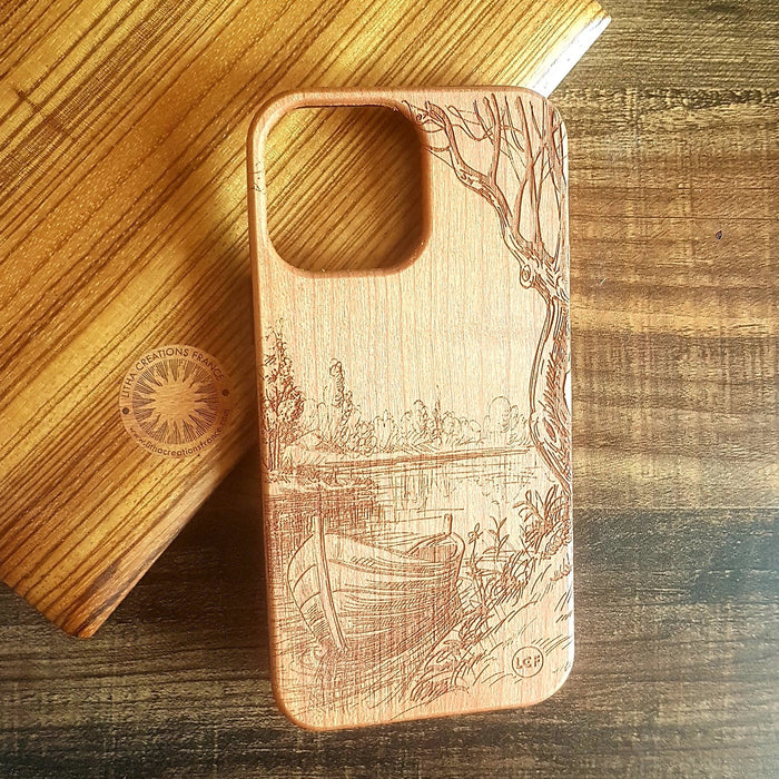 EARLY MORNING Wood Phone Case Nature