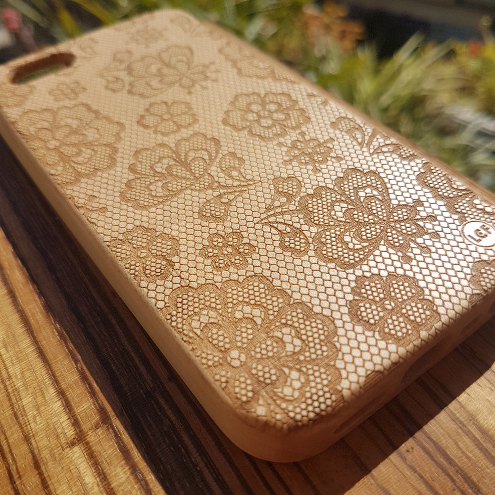 Customize Your iPhone 12 Plain Wood  Phone Case