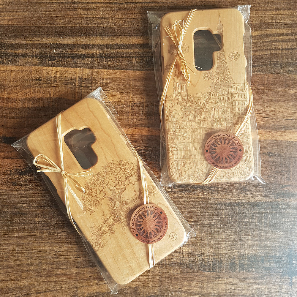 Customize Your iPhone 12 Plain Wood  Phone Case