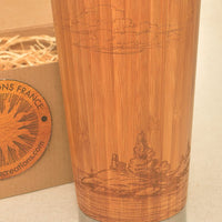 LIGHTHOUSE Engraved Wood Travel Mug Tumbler - litha-creations-france