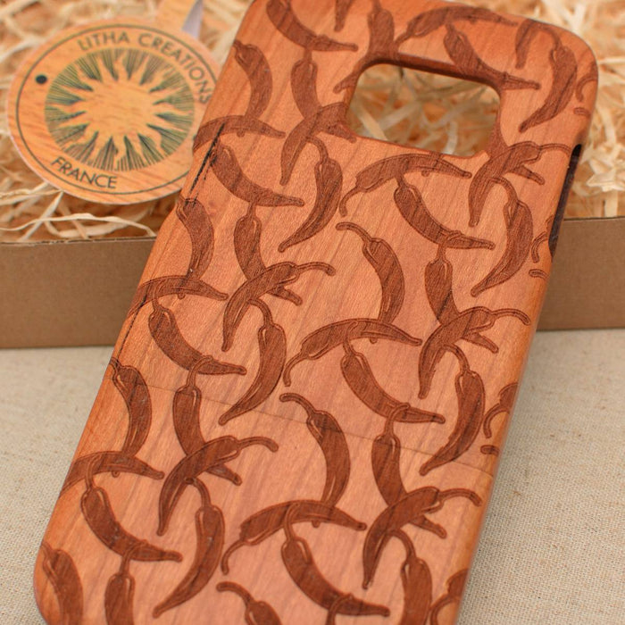 CHILLI Wood Phone Case Vintage