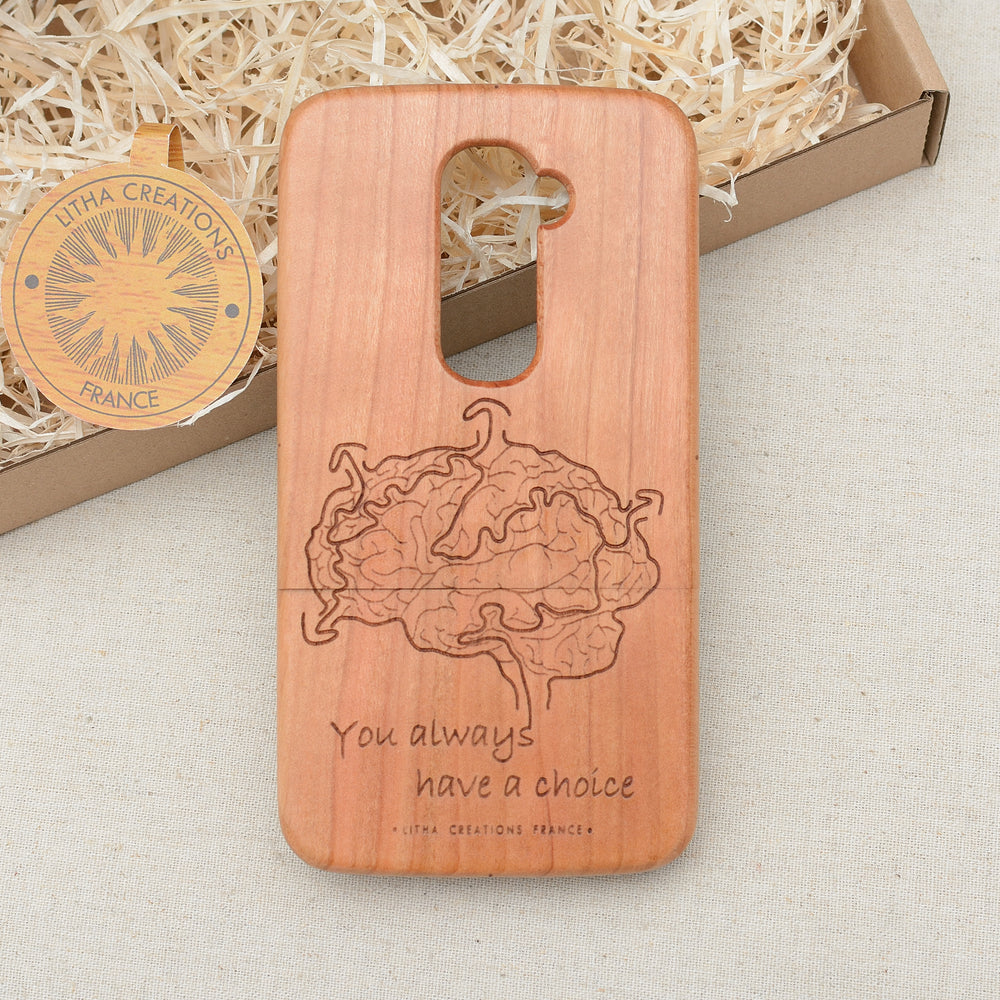 CHOICE Wood Phone Case Science