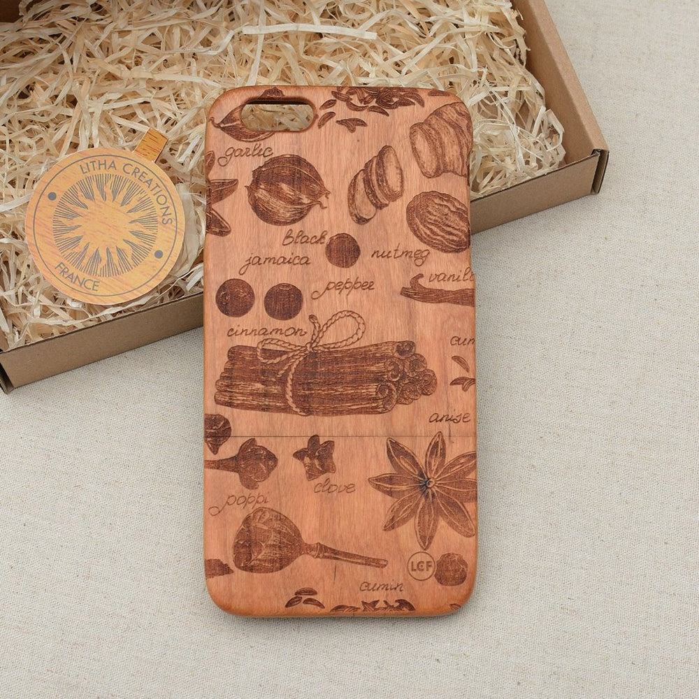 Wood Phone Case Cinnamon
