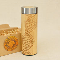 DNA Wood Thermos Vacuum Flask - litha-creations-france