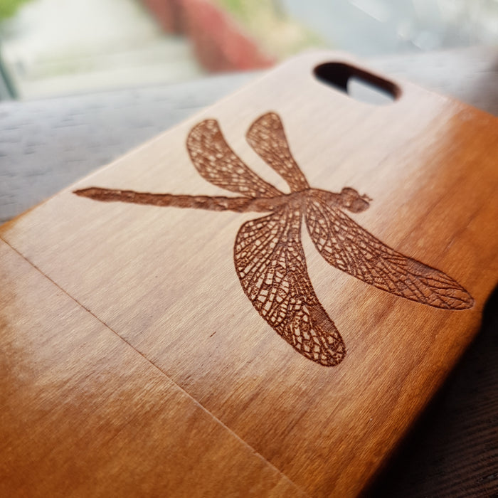 DRAGONFLY Wood Phone Case Insects