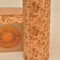 FRENCH ROSES Wood Thermos Vacuum Flask - litha-creations-france