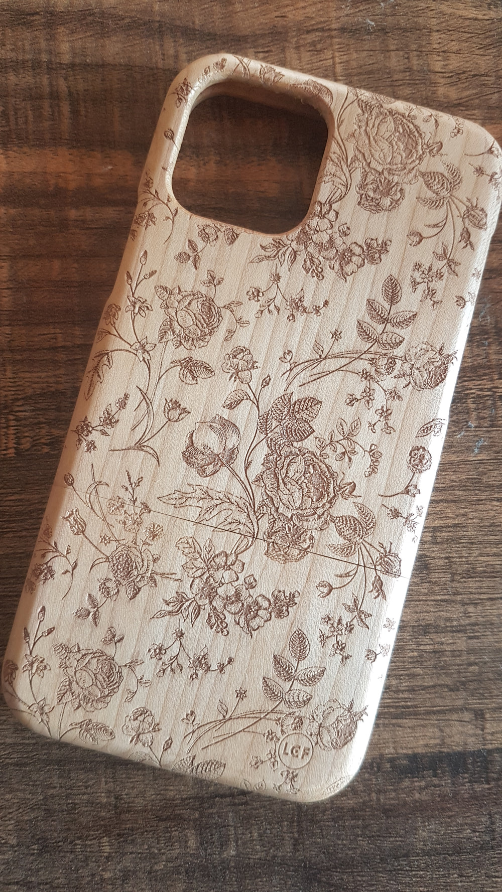 FRENCH ROSES Wood Phone Case Abstract Floral