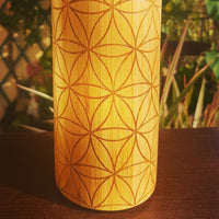FULL FLOWER OF LIFE Wood Thermos Insulated Water Bottle