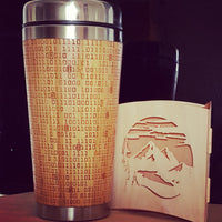 MATRIX Wood Travel Mug Custom Engraved Tumbler