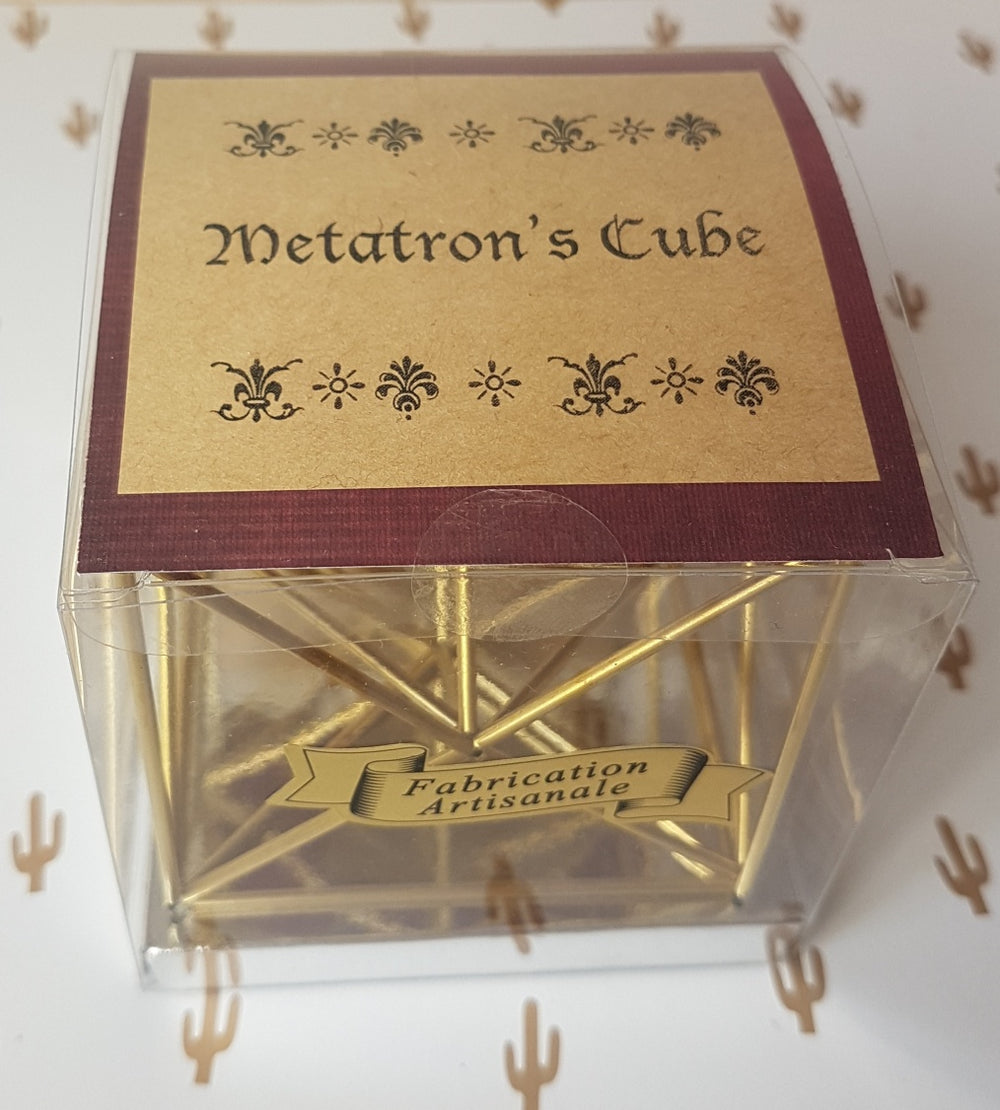 Small Metatron Cube Mobile Himmeli Pendant - litha-creations-france