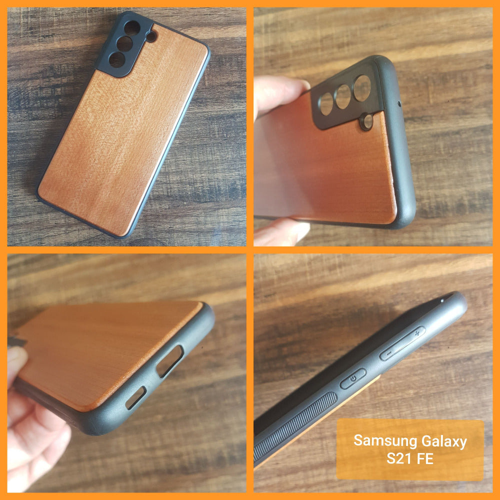  wood and tpu phone case
