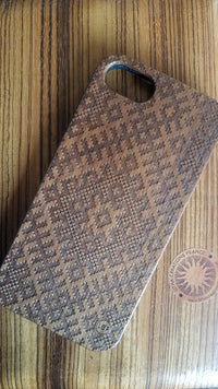 SLAVIC Ethnic Pattern Wood Phone Case