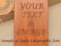 NOTES Wood Phone Case Customized with Name