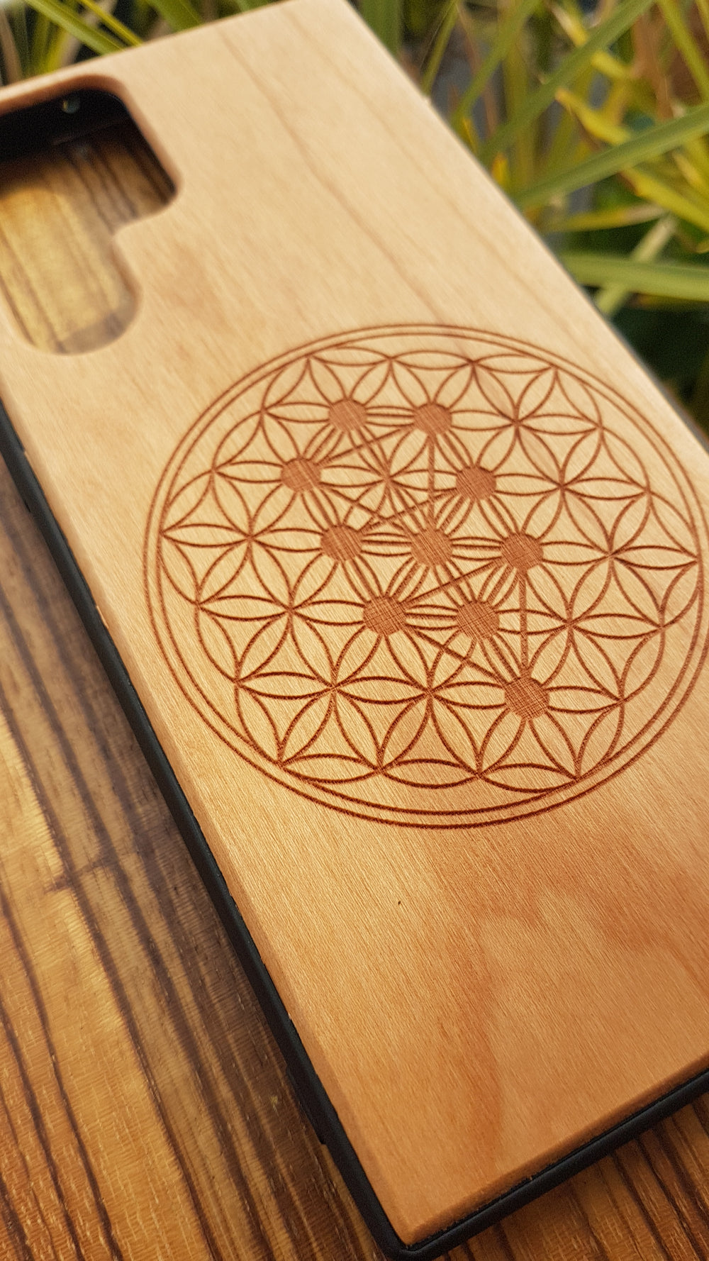 TREE OF LIFE Sacred Geometry Wood Phone Case