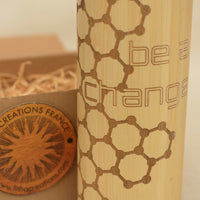 BE A CHANGE Wood Thermos Vacuum Flask - litha-creations-france
