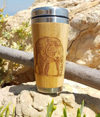 Bear Wood Travel Mug | Litha Creations France