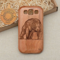 BEAR Wood Phone Case Animals