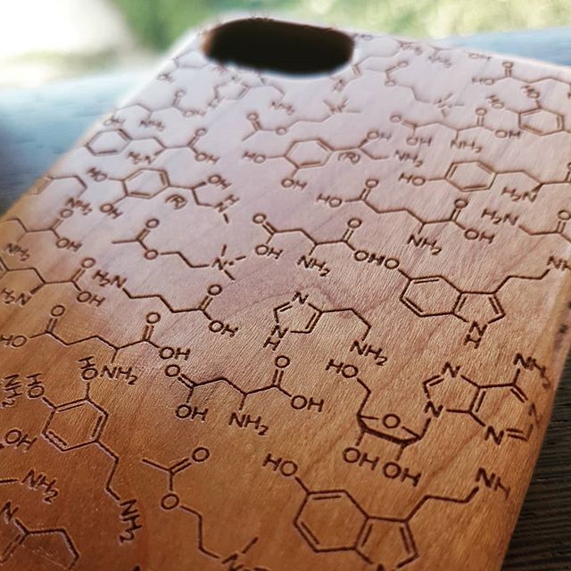 CHEMISTRY Wood Phone Case Science