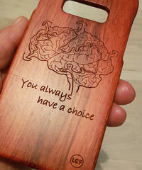 CHOICE Wood Phone Case Science