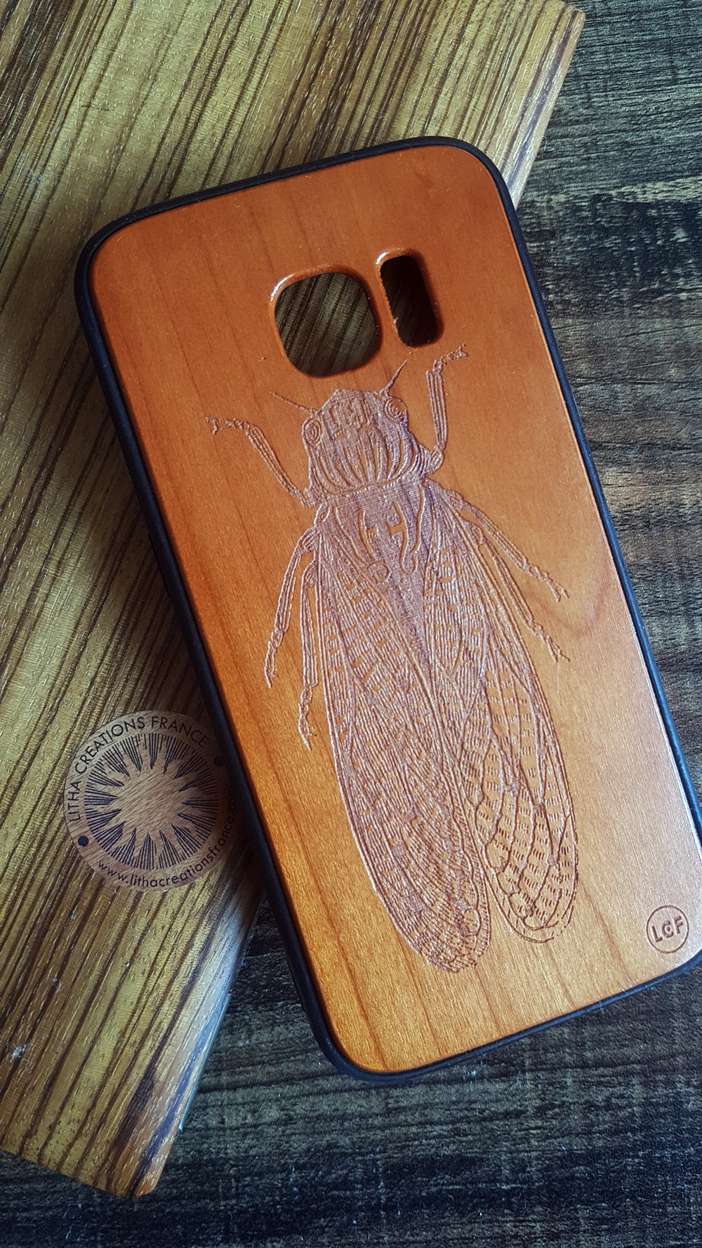 CIGALE Wood Phone Case Insects