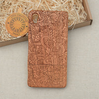 CITY LOVE Psychedelic Wood Phone Case