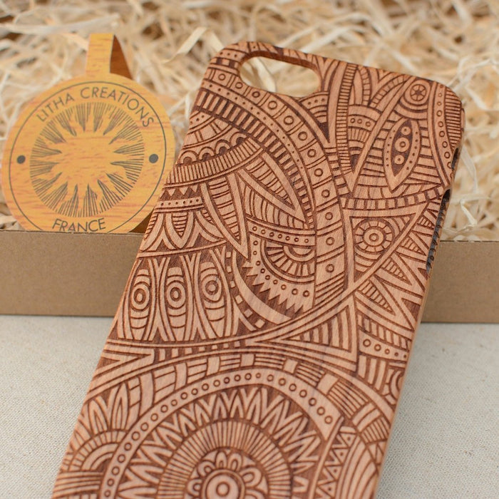 DREAM Psychedelic Wood Phone Case