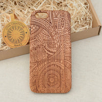DREAM Psychedelic Wood Phone Case