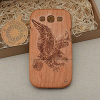 EAGLE Wood Phone Case Animals