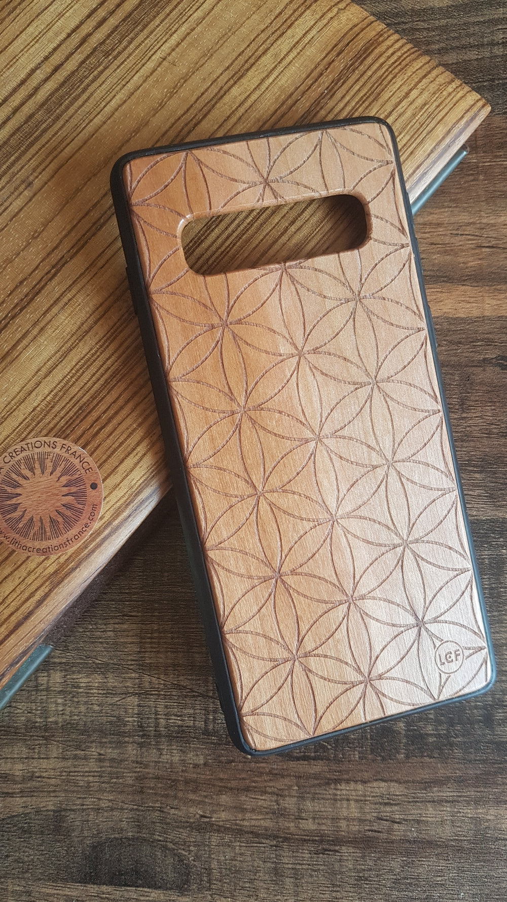 FILL FLOWER OF LIFE Sacred Geometry Wood Phone Case