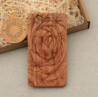FULL FLORA Wood Phone Case Abstract Floral