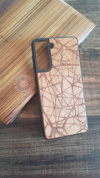 GEOWEB Geometric Wood Phone Case