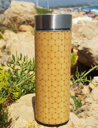 GRAPHENE SHEET Wood Thermos Insulated Water Bottle