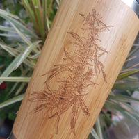 HEMP Wood Travel Mug Custom Engraved Tumbler