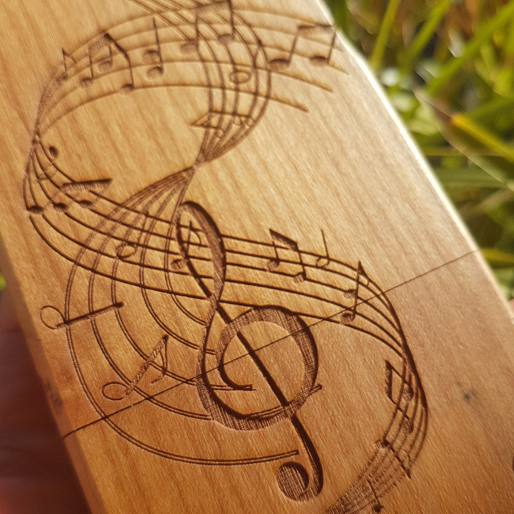 MUSIC Wood Phone Case Art