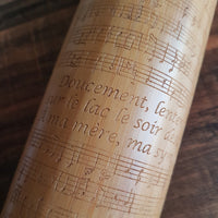 Music NOTES Wood Thermos Insulated Water Bottle