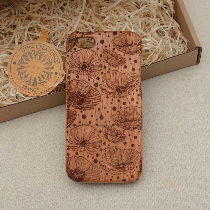 FANTASY Wood Phone Case Abstract Floral