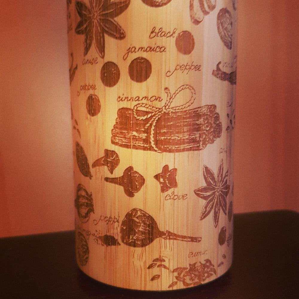 Bamboo Thermos SPICES - litha-creations-france