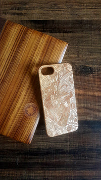 THE FLOW Psychedelic Wood Phone Case