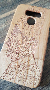 THINKER Wood Phone Case Art