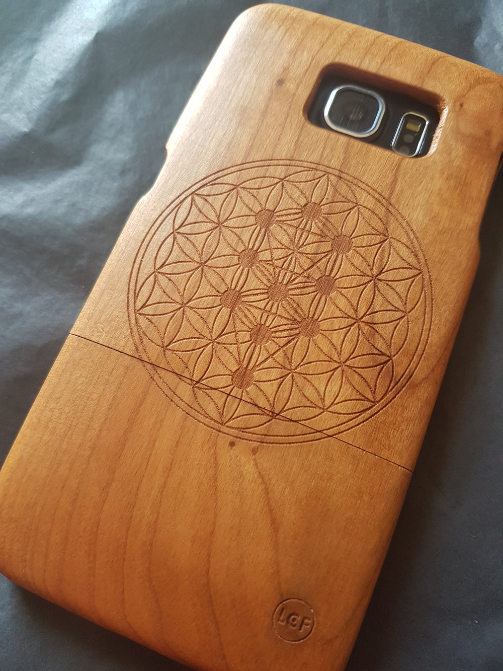 TREE OF LIFE Sacred Geometry Wood Phone Case